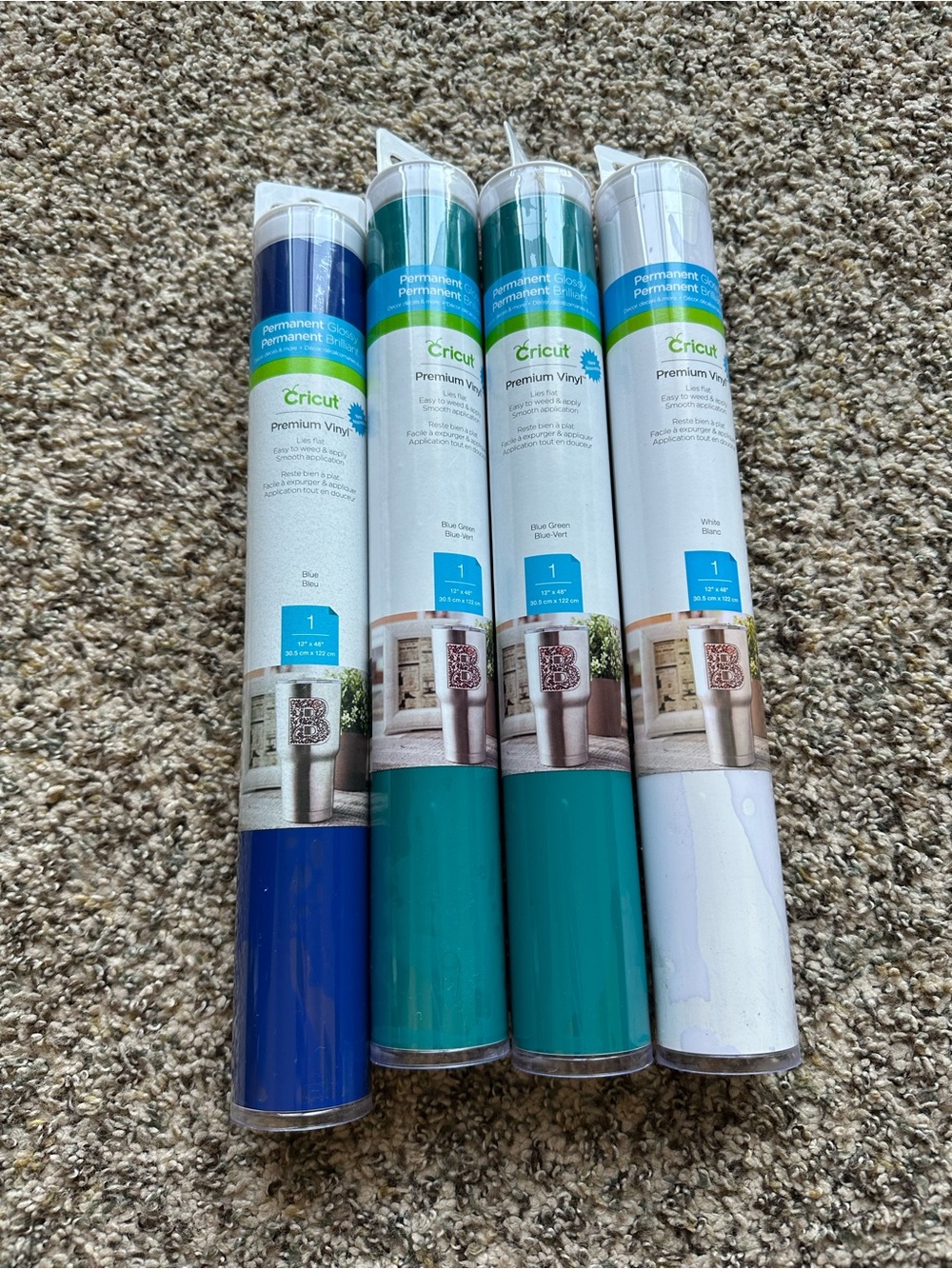 New Cricut Premium Vinyl 4 pack